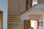 Hardwood Stairs & Iron Balusters